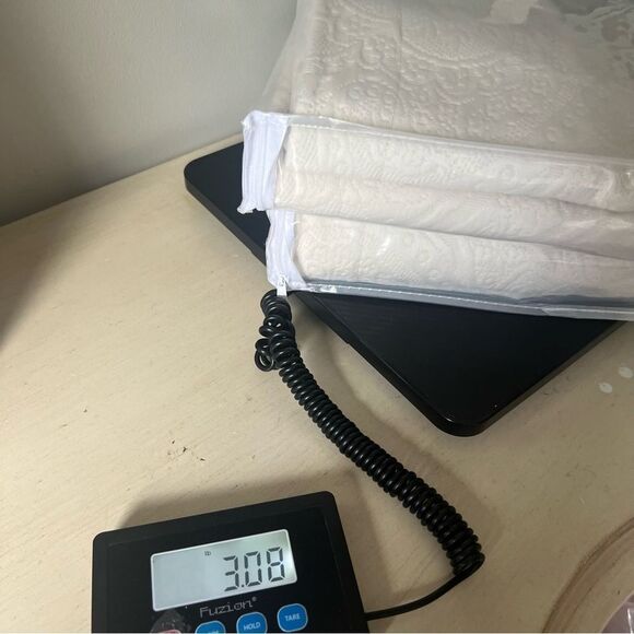 New Lot The Company Store Hillcrest Cotton Matelassé Shams - King x2 - Ivory - Picture 8 of 8